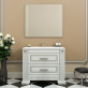 Мебель для ванной Opadiris Оникс 100 серебряная патина фото 1